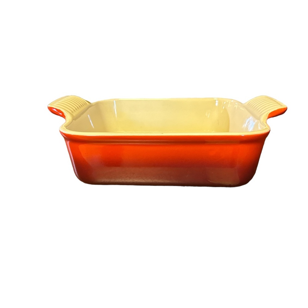 LeCreuset Baking Dish, 8x8, Red, Classic, NWOT - Picture 4 of 7
